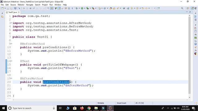 First Test Script in TestNG+Selenium - Selenium WebDriver Session 34 смотреть онлайн