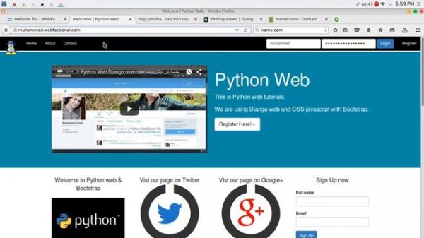 160 Python Web Django make product online رفع المشروع على الموقع
