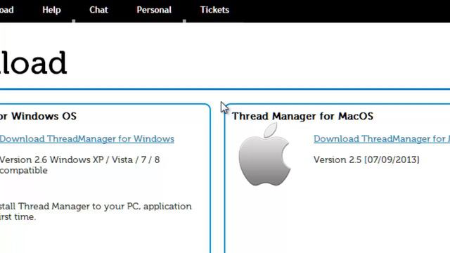 Как установить программу Thread Manager 2,6 смотреть онлайн
