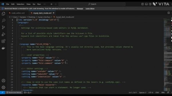 How to change the RDBMS MySQL workbench Light theme to the Dark theme? #mysql #rdbms #sql #darkthem