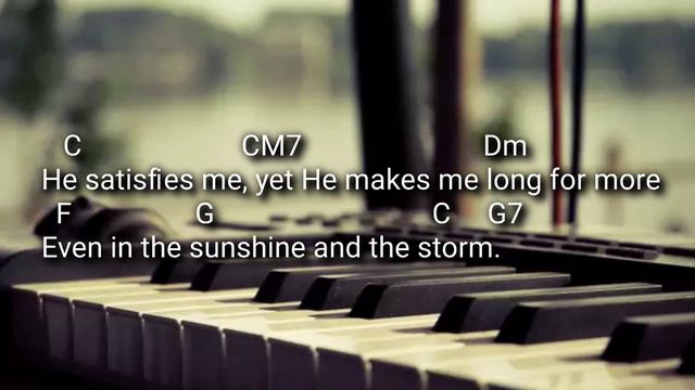 I love living in love with Jesus piano accompaniment with lyrics and chords смотреть онлайн