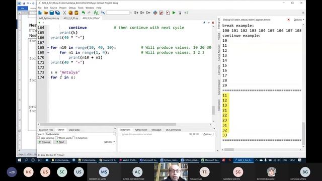 Python (03): for statement (CS104 ME202 2021-03-16) смотреть онлайн