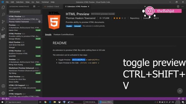 Best Visual Studio Code Real-time Editor - HTML & CSS Live Preview смотреть онлайн