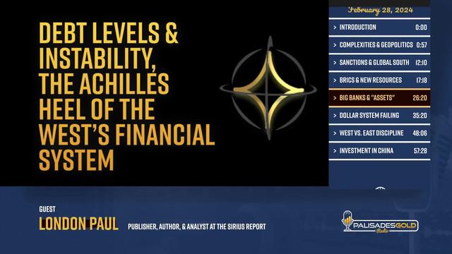 London Paul: Part One - Debt Levels & Instability, The Achilles Heel of the West's Financial System смотреть онлайн