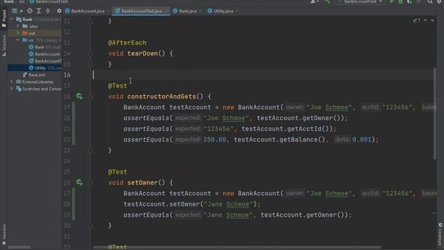 Week1a3g BankAccount Testing 2 смотреть онлайн
