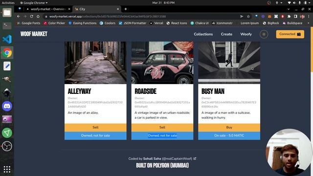 How I created an NFT Marketplace with Next.js, Chakra-UI, Ethers.js, Solidity and Hardhat | Part 1 смотреть онлайн