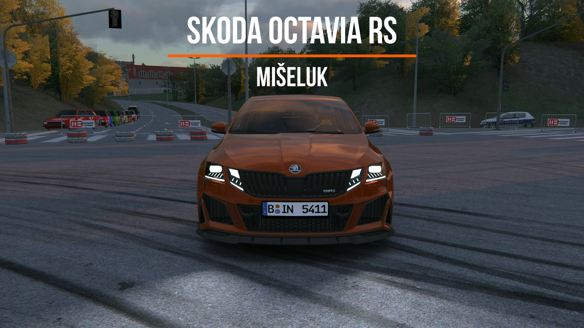 Skoda Octavia RS 2019 - Mišeluk Serbia | Assetto Corsa. смотреть онлайн