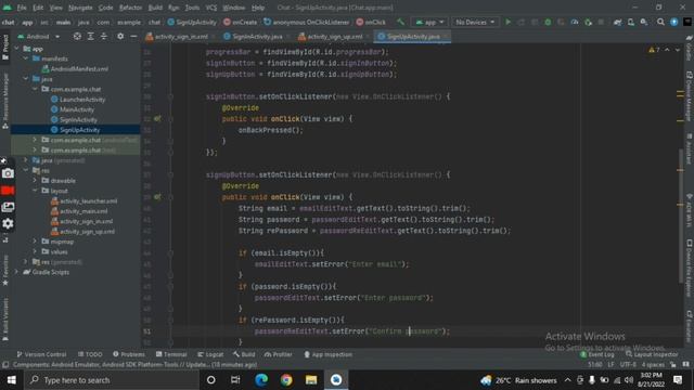 Chat App Part - 3 | SignUp With Email And Password | Firebase смотреть онлайн