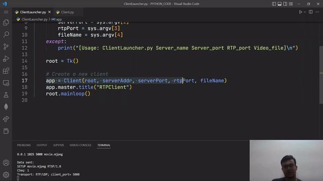 Video streaming using RTSP and RTP (with python implementation) смотреть онлайн
