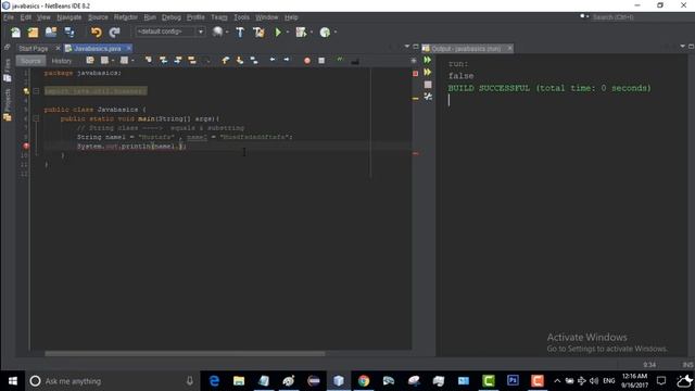 Java Basics Course || 27#String class : equals & substring || (ENGLISH) смотреть онлайн
