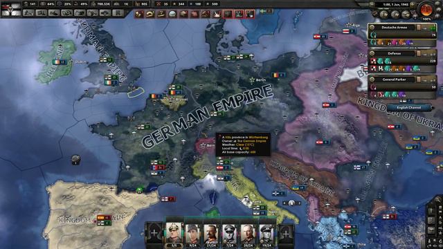Hearts of Iron 4 Kaiserreich-Mod MP - Kaiser Medhelm I #11 - Das Ende naht смотреть онлайн
