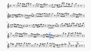 Мурка. Ноты для альт саксофона