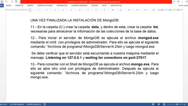 Tutorial para la instalación de MongoDB en Windows 7 смотреть онлайн