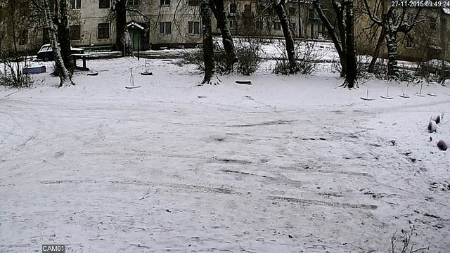 Пример запись с китайской IP камеры 720P объектив 2,8мм