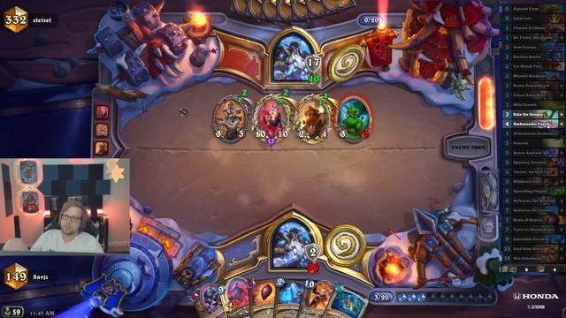 100% WR Mill Druid! HIGH Skill Ceiling Legend Deck | Savjz Hearthstone смотреть онлайн