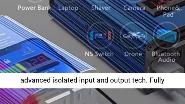 Power Inverter 300W Car Inverter DC 12V To 110V AC Converter With LED Voltage Display - Overview