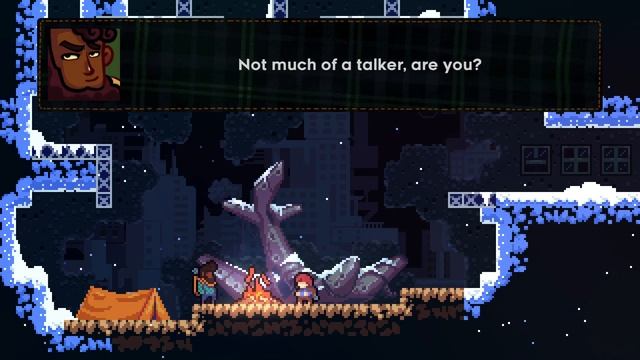 Celeste - Jump, air-dash, and climb to the top of the mountain смотреть онлайн