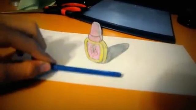 3D РИСУНОК НА БУМАГЕ смотреть онлайн