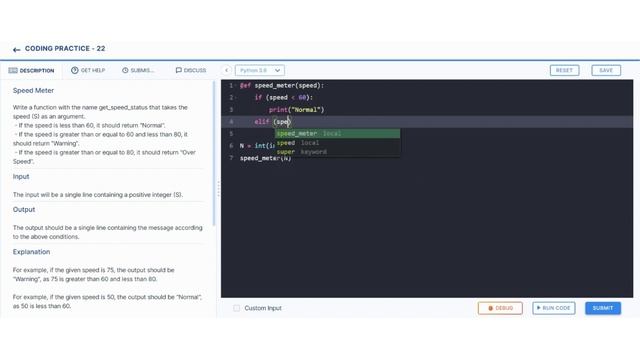 speed meter | coding practice 22 | Python coding tips tricks |Nxtwave ccbp 4.0 telugu | python code смотреть онлайн