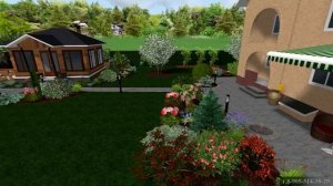 Ландшафтный дизайн участка 15 соток