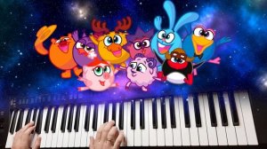 СМЕШАРИКИ НА КРУГЛОЙ ПЛАНЕТЕ / YAMAHA PSR SX900