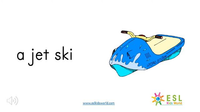 🚢Air and Water Transport | Vehicles Vocabulary | ESL Kids World смотреть онлайн