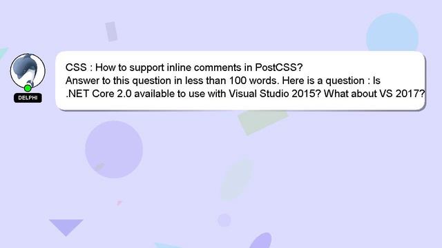 CSS : How to support inline comments in PostCSS? смотреть онлайн