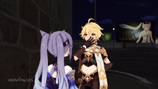 Keqing takes no. 1 in Aether's harem смотреть онлайн
