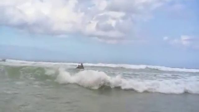 Quicksilver Inflatable In The Surf