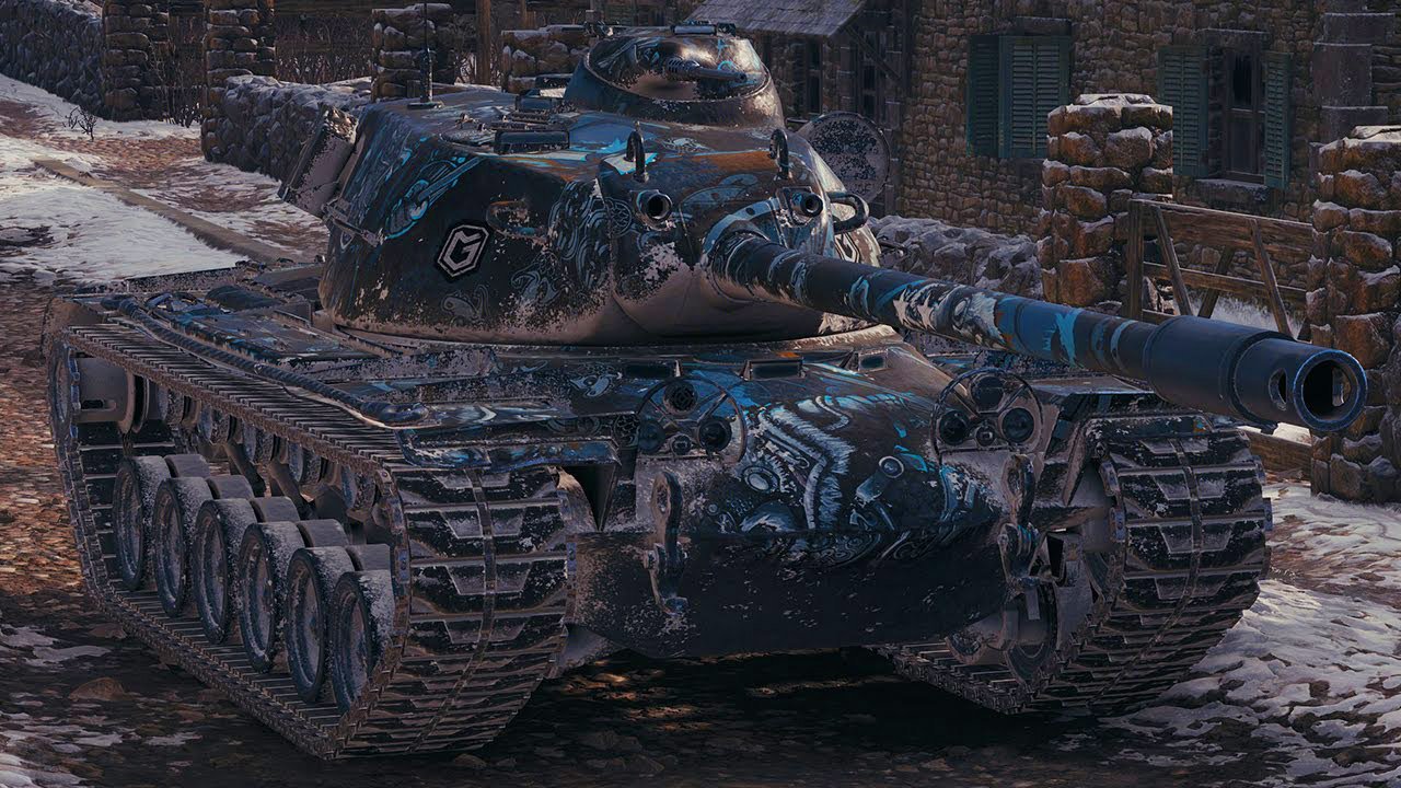 T110E5 - НАГИБАТОР ЧУТЬ НЕ УТОНУЛ - 4 Кил 11,4К Дамаг смотреть онлайн