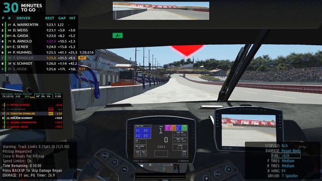 rFactor 2: GSR GT3 Season 3 - Laguna Seca - Race 01 смотреть онлайн