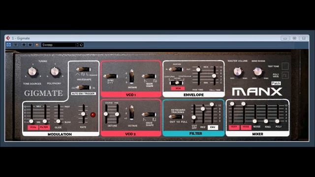 GIGMATE BY MANX SYNTHESIZERS смотреть онлайн