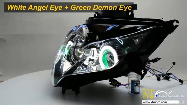 KT Custom Headlight Assembly Fit for Suzuki GSX-R600/750 2008-2010