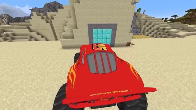 MINECRAFT MCQUEEN MONSTER TRUCK vs GTA 5 MCQUEEN MONSTER TRUCK vs TEARDOWN MCQUEEN MONSTER TRUCK смотреть онлайн