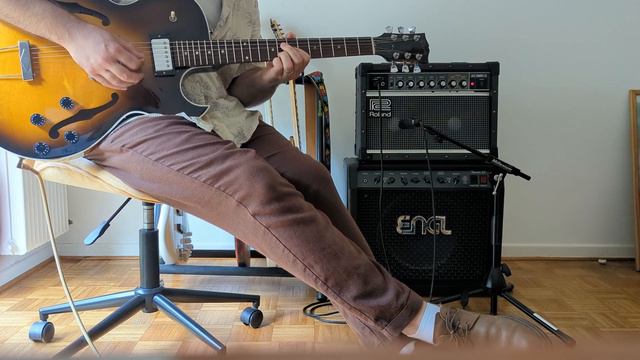 [Test]🔴Boss RC-1 - Cool Cat similiblues ♫ 🐈⬛Gibson ES-135 смотреть онлайн