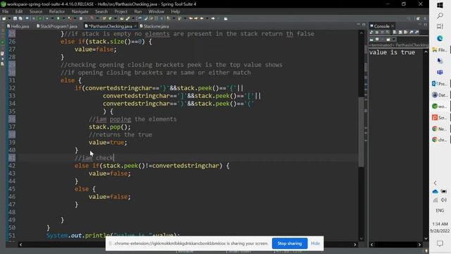 Stack Application Balanced Brackets || LIFO смотреть онлайн