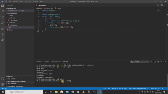 java, javac and jars смотреть онлайн