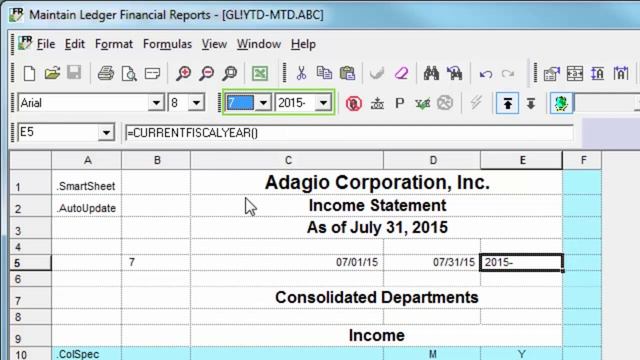 Adagio Ledger - Fiscal Calendar смотреть онлайн