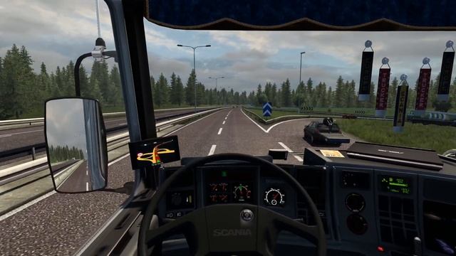 Euro Truck Simulator 2 1.46 | Scania 143M V8 420 | Västerås-Linköping | ETS2 Mods смотреть онлайн
