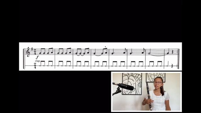 How to Play the F Major Scale and Dotted Quarter Notes! - Clarinet with Irene смотреть онлайн