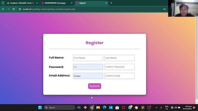 Login and Registration Form смотреть онлайн