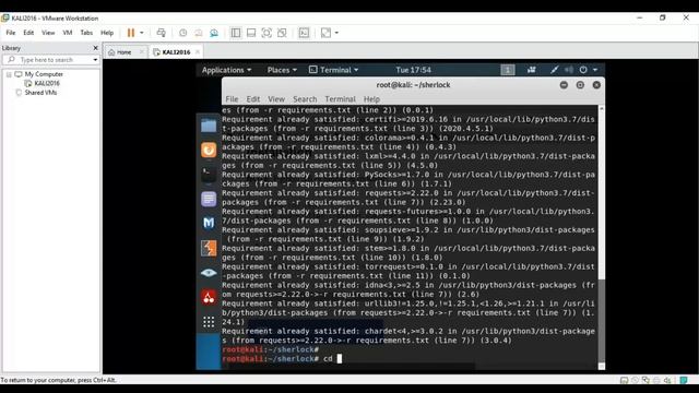 How To Download And Use Sherlock (the Ultimate Investigation Tool!) On Kali Linux