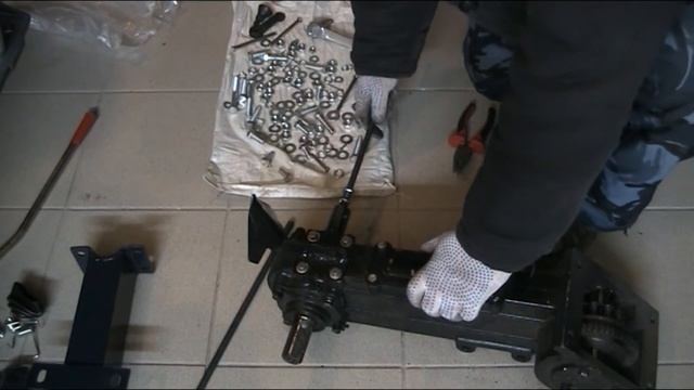 СКАУТ Т25, СБОРКА ПОЧВОФРЕЗЫ. смотреть онлайн