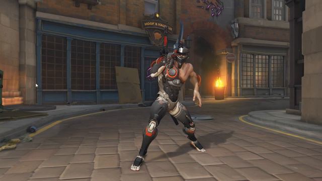 BLACKWATCH GENJI SKIN OVERWATCH UPRISING INSURRECTION EVENT GOLDEN GUN WEAPON EMOTE HIGHLIGHT INTRO смотреть онлайн