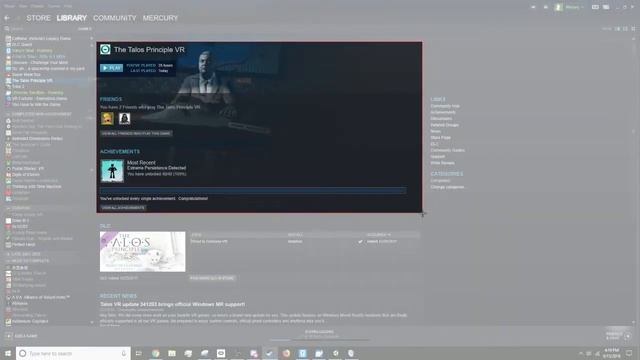 Getting 100% in The Talos Principle VR by Importing Save from the Flat Version смотреть онлайн