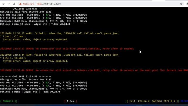 How to fix Connection Error while FIRO Coin Mining смотреть онлайн
