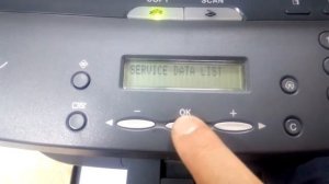 Canon MF 4018 печать тэста через сервисный режим / Canon MF4018 print test through service mode