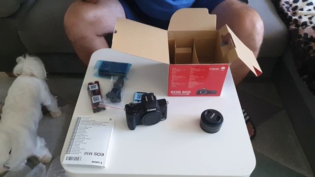 Canon EOS M50 Kamera + EF-M 15-45mm F/3,5-6,3 + 22mm F/2 IS STM Objektiv Unboxing Videó