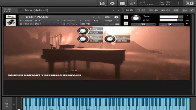 DEEP PIANO FREE SAMPLE KONTAKT (LINK EN LA DESCRIPCION) смотреть онлайн
