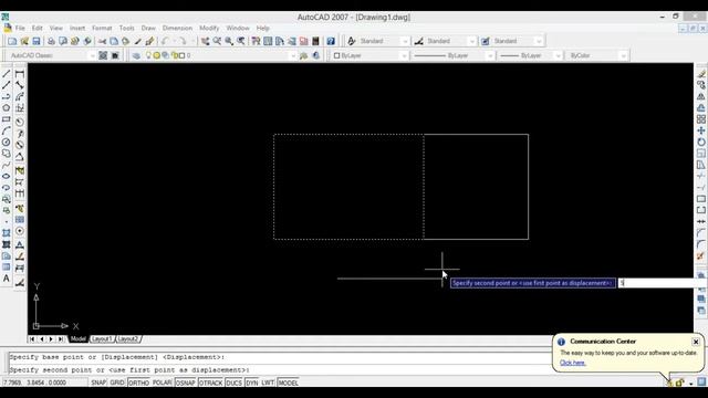 AutoCAD 2007 TUTORIALS -17- Stretch смотреть онлайн